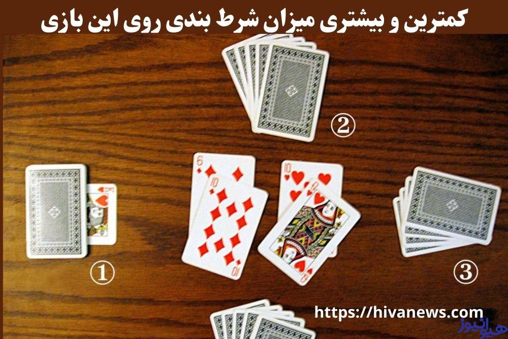 کمترین و بیشتری میزان شرط بندی روی این بازی